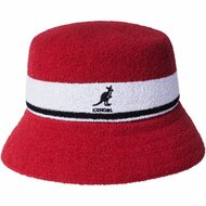 kangol bucket hat bermuda stripe red white