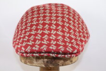 kangol flatcap 507 seamless wool square red velvet