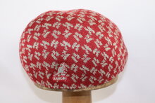 kangol flatcap 507 seamless wool square red velvet