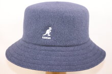 kangol bucket hat lahinch wool navy