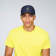 kangol baseball cap cotton mix denim blue