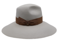 borsalino fedora fino sophie panama white and caramel