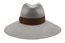 borsalino fedora fino sophie panama white and caramel