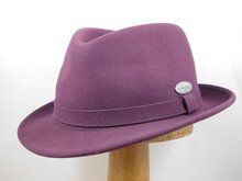 kangol hat trilby hiro litefelt wool wine