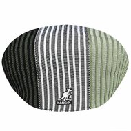 kangol flatcap 504 tri tone multi black 