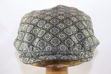 Wigens Ivy Flat Cap Katoen Barok Pattern