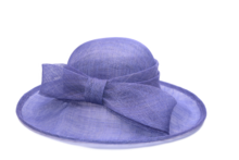 jos van dijck sarah gelegenheidshoed sinamay pastel periwinkle