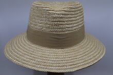 Seeberger Fedora Bandstro LINEN