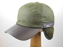 Wigens Baseballcap  Wax met oorkleppen Loden