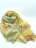 onkar zomer sjaal viscose summer sunset yellow