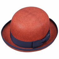 stetson bowler milan toyo brick red