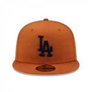 new era baseball cap league essential 59fifty los angeles dodgers toffee navy