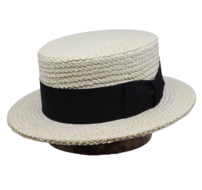 tesi straw boater formal naturel