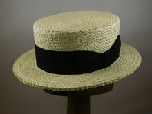 tesi straw boater formal naturel