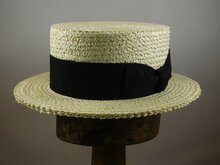 tesi straw boater formal naturel