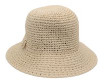 seeberger cloche strik papierstro linen