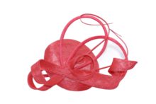 maddox fascinator dopje met strik en loops tangerine 