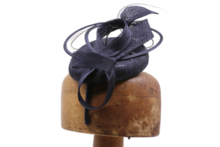 maddox fascinator dopje met strik en loops navy