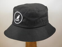 kangol bucket hat cotton black white