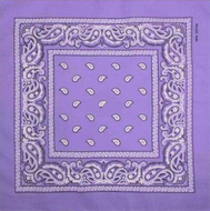 onkar bandana boeren zakdoek paisley lavendel