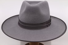 brixton reno fedora light grey