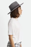 brixton reno fedora light grey