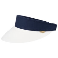 bronte zonneklep evy cellulose wit en navy