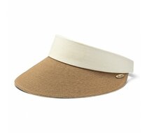 bronte zonneklep evy cellulose camel en ivory