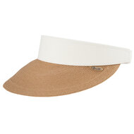 bronte zonneklep evy cellulose camel en ivory