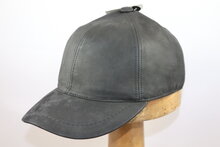 fiebig baseballcap wildleder zwart