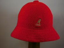 kangol bucket hat casual bermuda scarlet