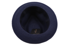 mayser fedora maleo raffia bandstro donker blauw