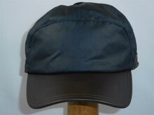 wigens baseballcap wax met oorkleppen donkerblauw