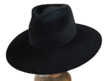 weba hats fedora 9100 velourvilt zwart