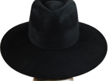 weba hats fedora 9100 velourvilt zwart