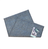 city sport sjaal engelse tweed grijs streep blauw