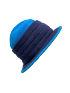 mirjam nuver wolvilt cloche nero s two tone blauw 