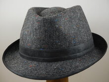 Jos van Dijck Trilby Tweed Antraciet Spikkel