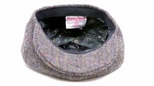 city sport ballonpet 620 harris tweed grof visgraat donkergrijs multi