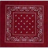 onkar bandana boeren zakdoek paisley burgundy