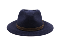 mayser fedora mathis raffia bandstro donkerblauw