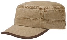 stetson army cap cotton grid beige