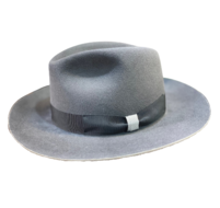 jos van dijck fedora pico haarvilt grey asfalto