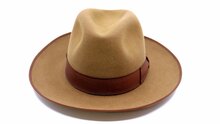 borsalino fedora qs haarvilt binded brim camel  