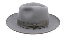 borsalino fedora qs haarvilt binded brim pearl