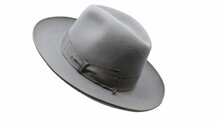 borsalino fedora qs haarvilt binded brim pearl