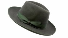 borsalino fedora qs haarvilt binded brim verde