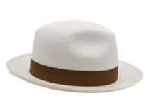 borsalino fedora fino panama white caramel