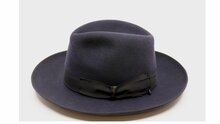 borsalino fedora qs haarvilt binded brim antraciet 