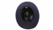 borsalino fedora qs haarvilt binded brim navy  